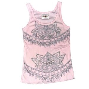 Vintage y2k early 2000s twisted heart embellished tank